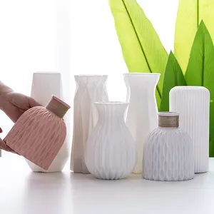 1 Modern Plastic Plastic Piece Flower Pot Home Room Payty Wedding Decoration Ornament 11 Main Sales Flower Vessels for Decoration - №11