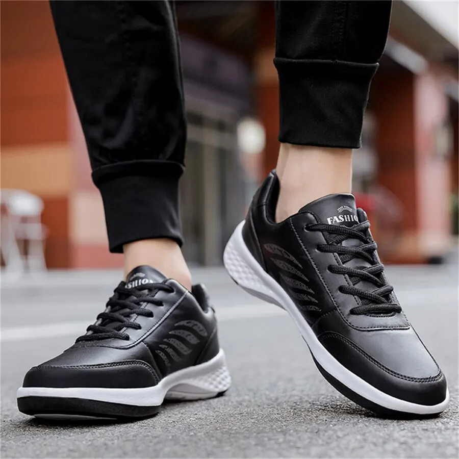 Mens Casual Walking Shoes Lace Up Fashion Trainers Sneaker Non Slip Lightweight Slightly Footwear Size Smaller Than Normal