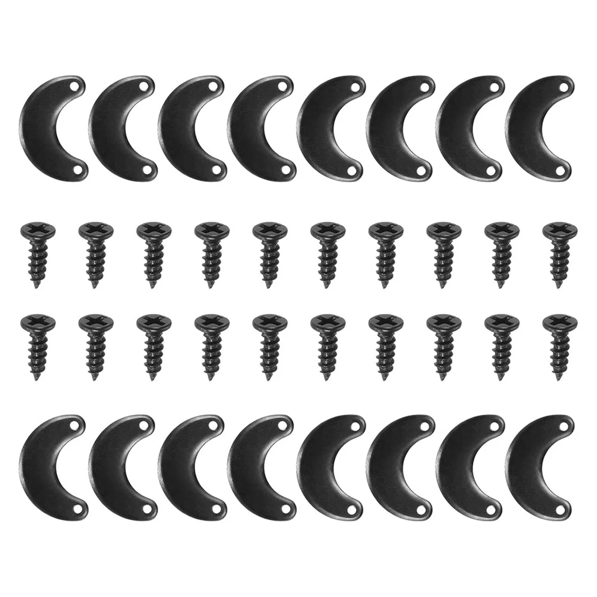 New 200Pcs Picture Frame Backing Hardware Clip with 200Pcs Screws Photo Frame Turn Button Fasteners Picture Backing Clips