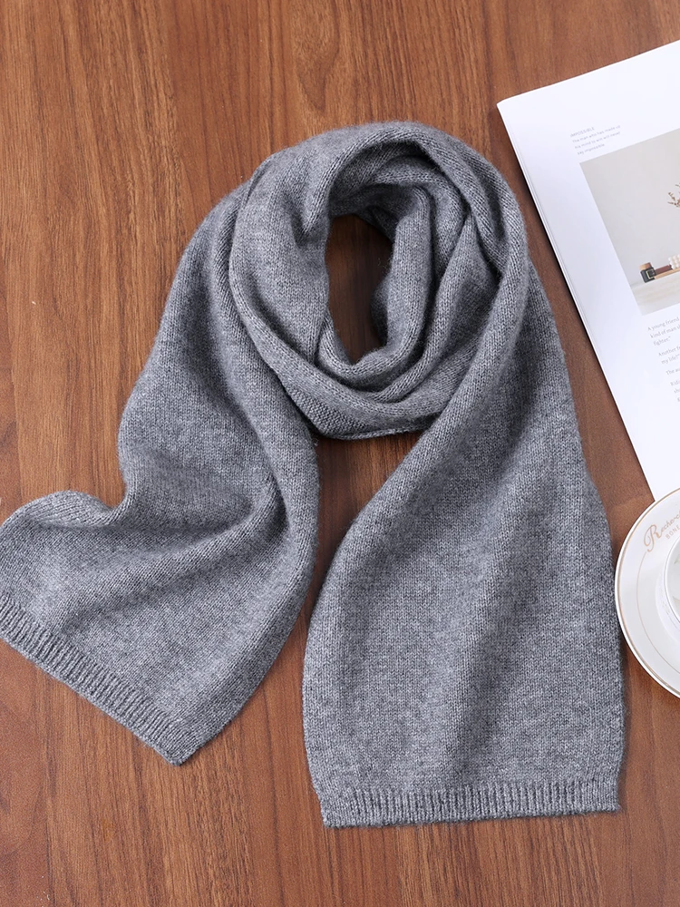 

Men's And Women's Camere Scarf Vertical Stripe Knitted Warm Faion Simple Ne Warmer Couple's Scarf Multi-Color Winter Ac...
