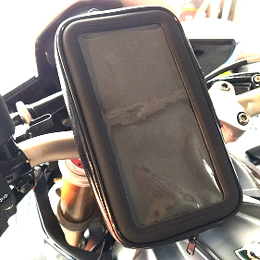 

Держатель для телефона на мотоцикле, держатель для мобильного телефона на велосипеде, легко открывающееся крепление для поддержки велосипеда для IPhone, Samsung, Xiaomi, водонепроницаемая сумка