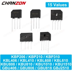 Pont redresseur à diode, Kmusician 206 Kmusician 210 KBL406 KBL410 KBL608 KBL610 KBU808 KBUbarding KBU1010 KBU1510 GBU806 GBU808 GBJ2510 600V