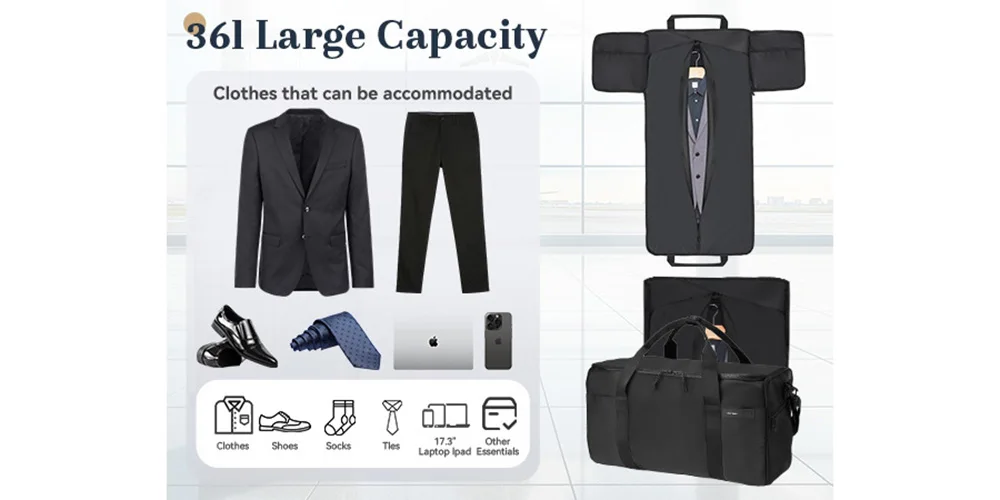 Convertible Garment Duffel Bag — product information 2