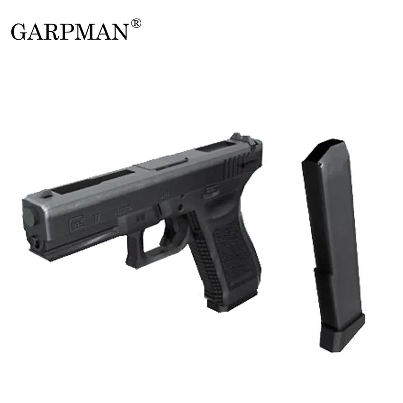 1:1 G17/18 Pistol Gun 3D Paper Model Magazine 3D Puzzles Handmade Weapon Papercraft Toy