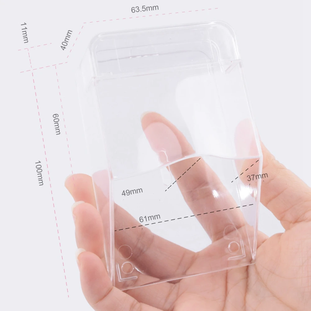 A76K Access Control Rain Cover Doorbell Transparent Protective Box Outdoor Sun Protection Thickened Waterproof Cover 2Pc