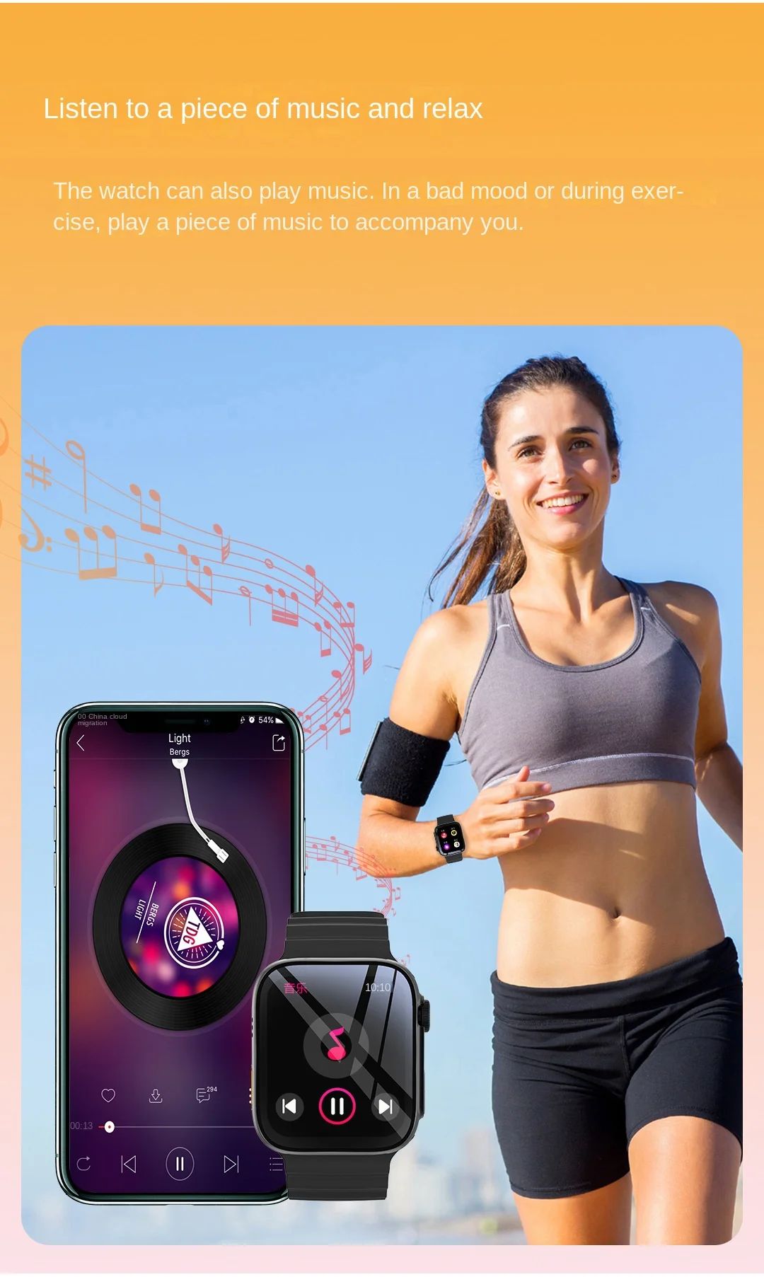 Pulsera Ultra deportiva para correr y ocio al aire libre