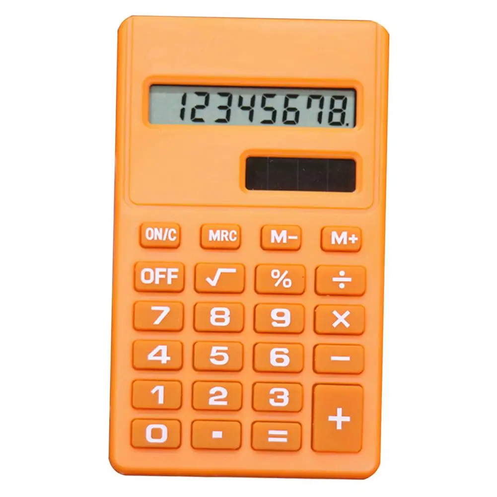 8 Digits Portable Calculator Reliable ABS Office School Home Vintage Desktop Stationery