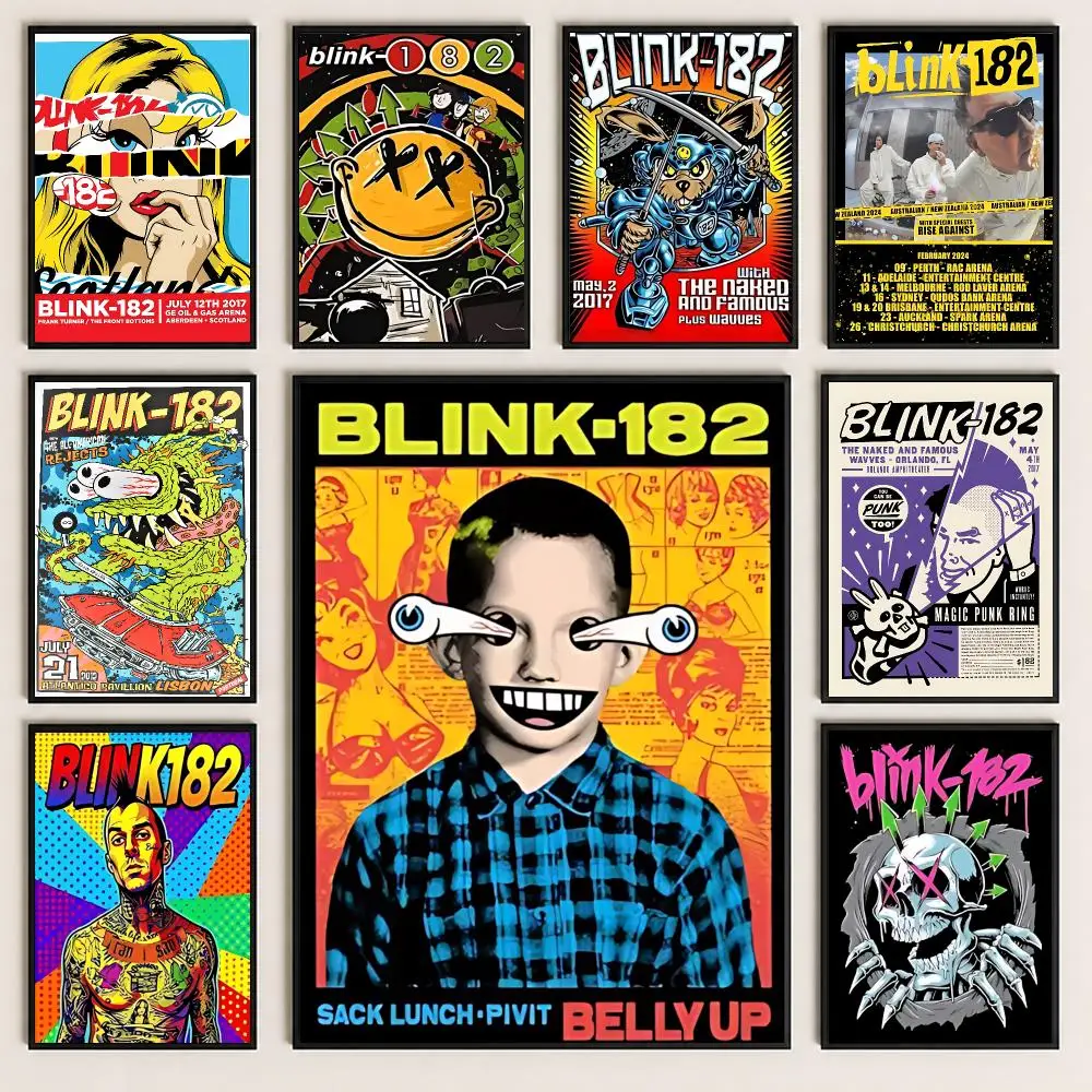 band Blink 182 Poster Poster HD Printing Cozy and Warm Style for Home Decor for Bedrooms Cafes Gift Giving