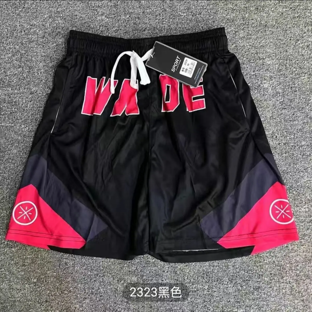 Wade American Basketball Shorts Summer Sports Fitness Running Training Sweatpants 3D Digital Printing Men\'s Shorts Breathable