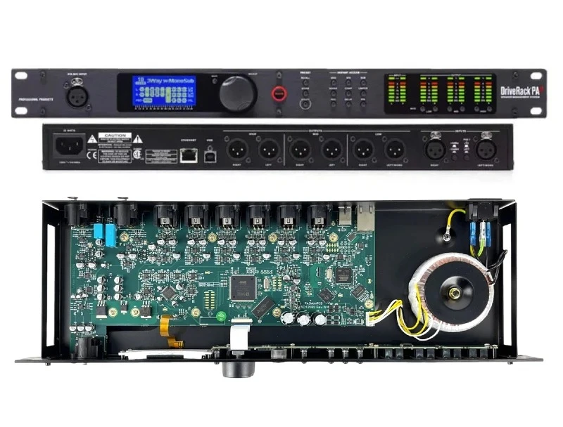1pc PA2/VENU360 2 Input 6 Output Stage Audio Processor Original Software Audio PA2 Professional Speaker Audio Equipment