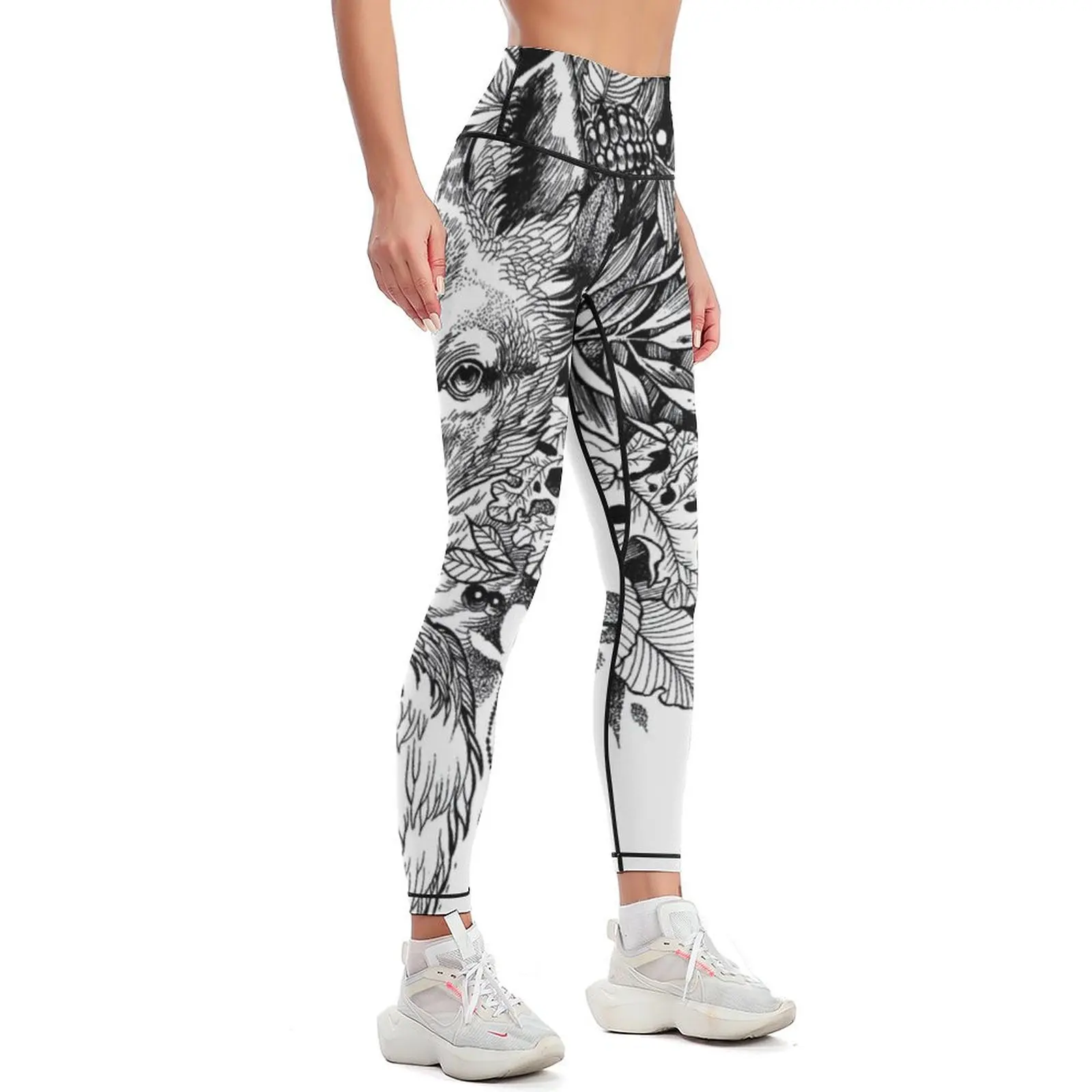 Hidden fox Leggings legging gym Tight fitting woman sports tennis for leggins push up woman Womens Leggings