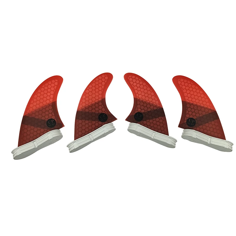 UK2.1 4pcs/set Surf Fins UPUSRF FCS 2 Fins Quad Quilhas For Surfboard Fins Paddle Board Fin Stabilizer Surfcasting Accessories