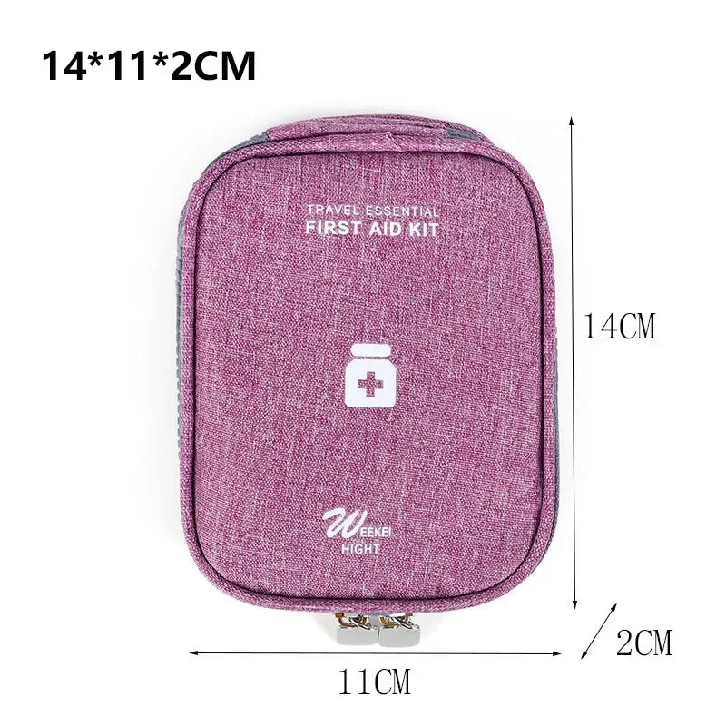 Portable Medicine Storage Bag Mini First Aid Kit Emergency Survival Travel Outdoor Camping Sports Bag Household Pill Case Boxes