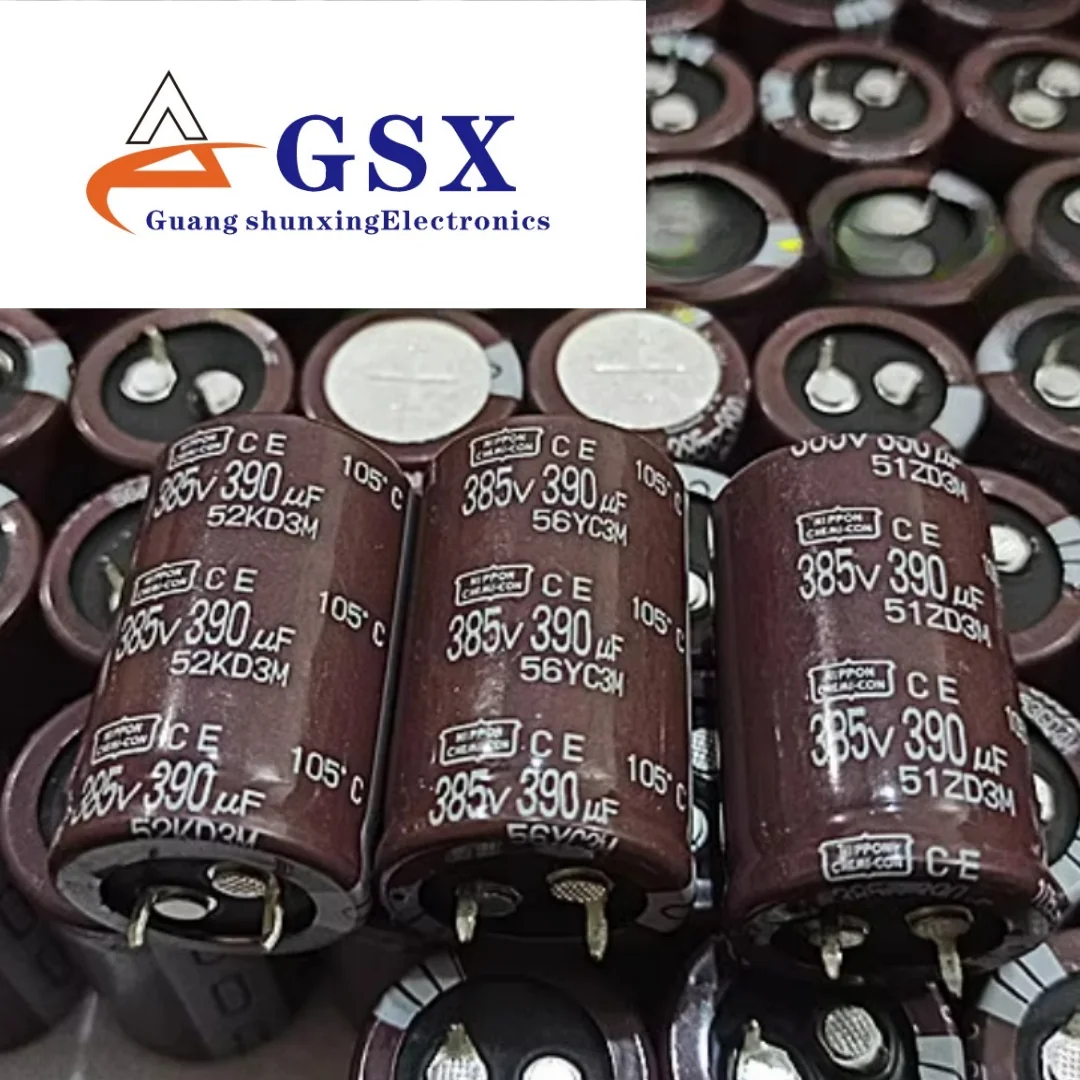 

Nippon Chemical Black Diamond Electrolytic Capacitor 385V390UF 25 * 40 CE 105 ° C in stock supply