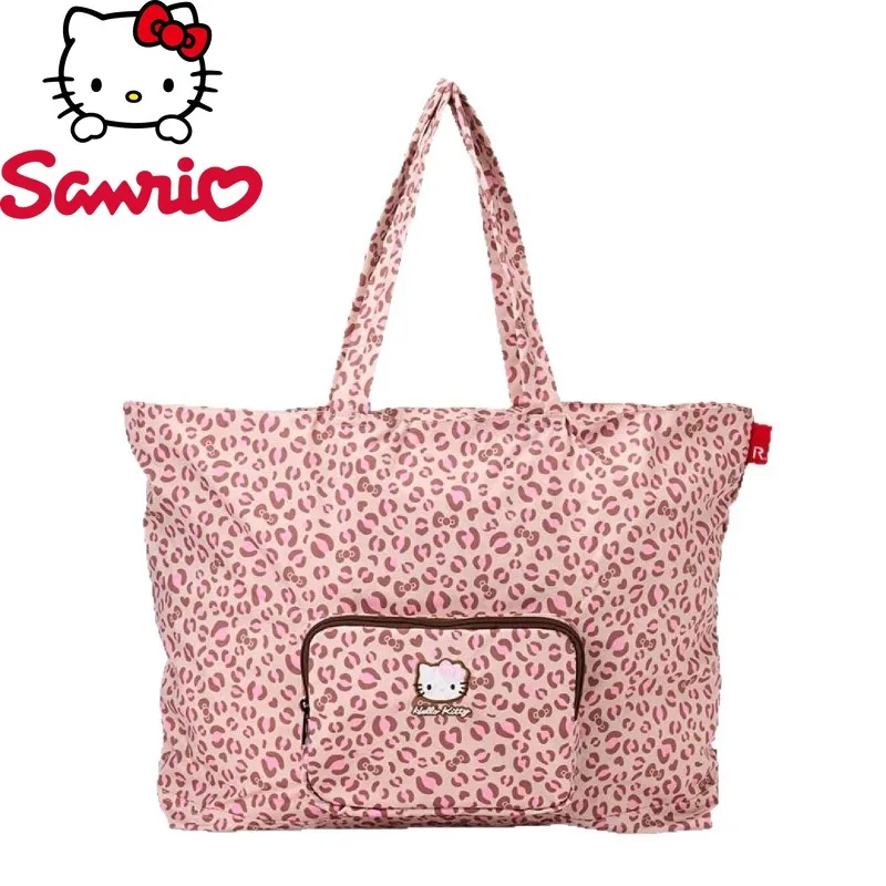  Hello Kitty New Portable Cosmetic Bag Foldable Hand-held Travel Bag Large-capacity Waterproof Travel Storage Luggage Bag