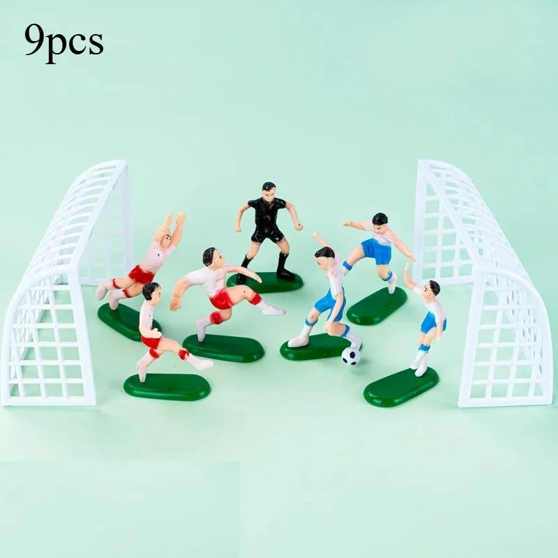 

Soccer Birthday Decoration Game Football Cake Topper Decor Model Party Happy Birthday Supplies Children Accessories