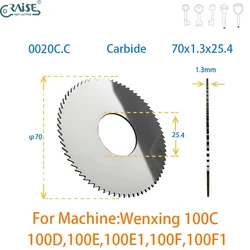 Milling Cutter 0020C.C 70x1.3x25.4 For Wenxing 100C 100D 100E 100E1 100F100F1 Key Duplicator Locksmith Tools