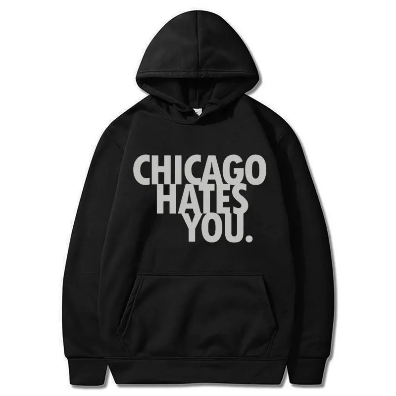 Rapper Chief Keef Chicago Hates You Same Style Hoodie Men Women Hip Hop Loose Sweatshirt Fashion Casual Fleece Tops Streetwear