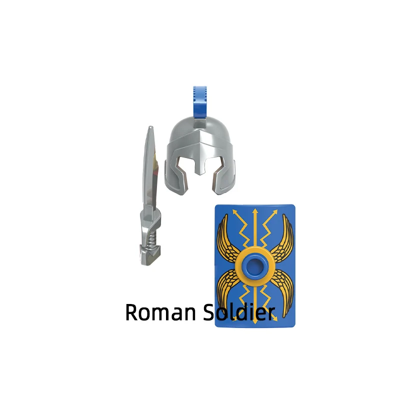 The Spartan Hero Warrior Roman Centurion Soldier Teutonic Knights Hospitaller Holy Sepulchre Templar Model Blocks Bricks X0316