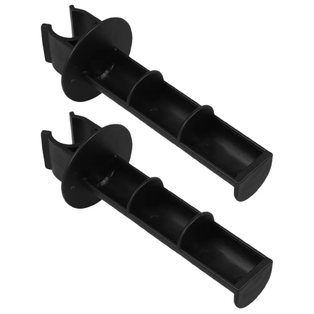 2pcs Matte Plastic Toilet Paper Holder Roller Rod Clip-on for Commode Chair, Senior & Nursing Care