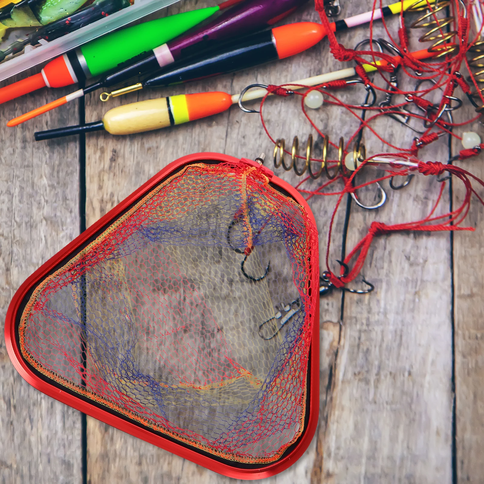 

Aluminum Alloy Fish Net Butterfly Chicken Catcher Castnet for Fishing Tank Bait