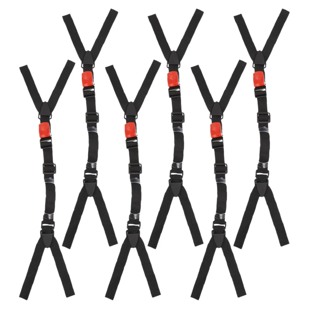 6pcs Adjustable Chin Straps for Hard Hats – Ergonomic, Comfortable Safety Construction Accessories