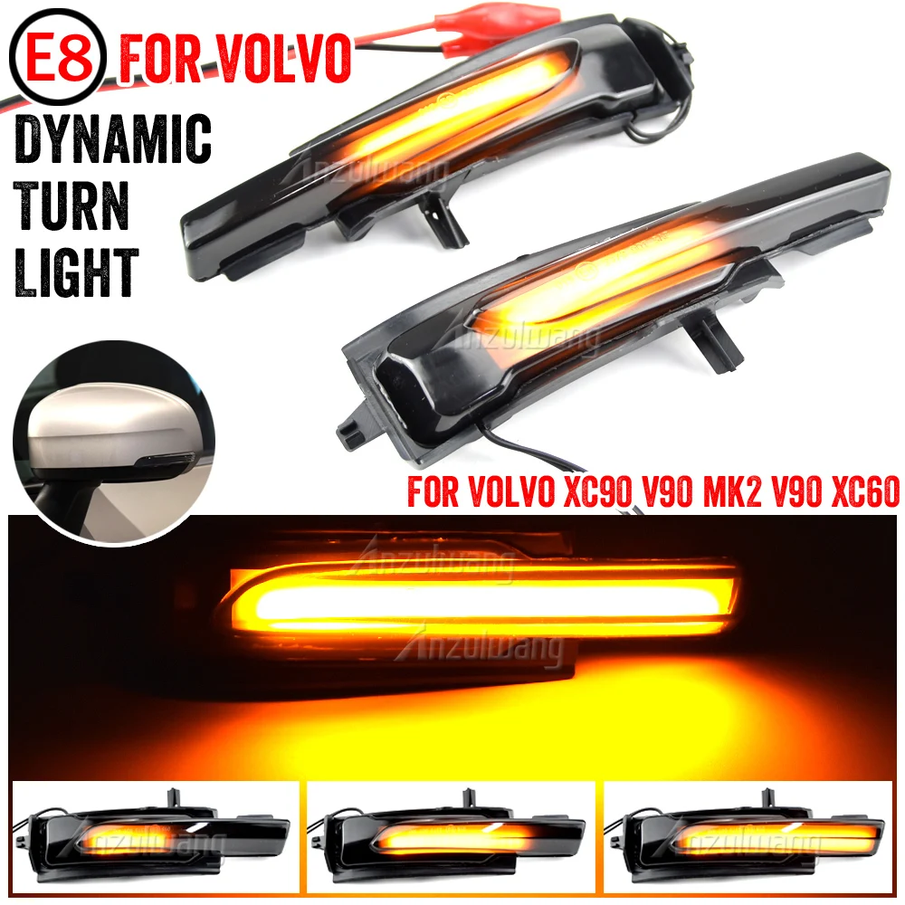 

For Volvo XC60 XC90 S90-V90 2016-2021 LED Dynamic Turn Signal Light Dynamic Turn Signal Light For Volvo XC60