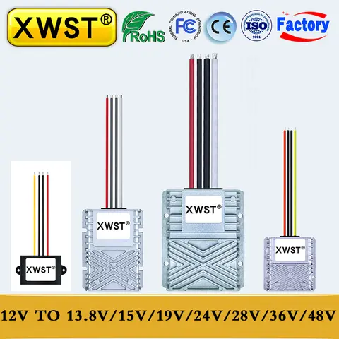 12V to 13.8V 15V 19V 28V 36V 48V Step-up DC-DC Power Converter Voltage Regulator 12V to 24V Boost Module Car Laptop Power Supply