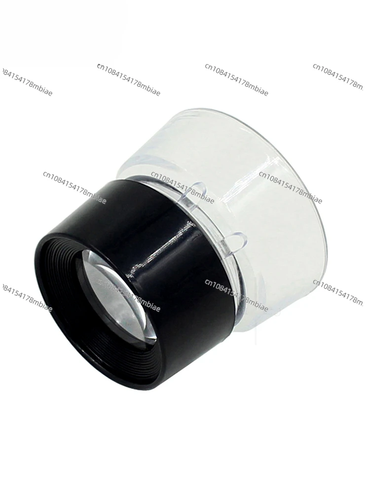 100pcs 10x Cylindrical Acrylic Optical High-definition Magnifier Desktop Cylindrical Magnifier 17136