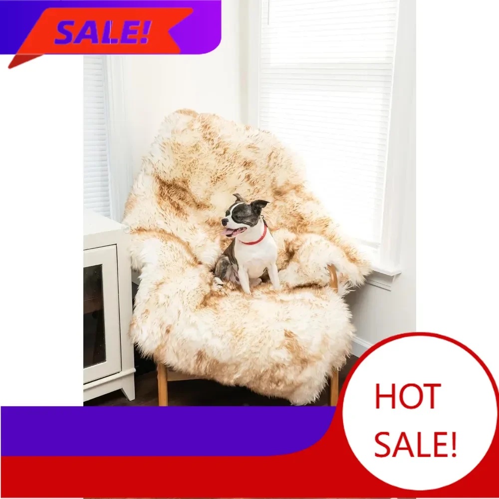 Hot salesWaterproof Flame Resistant Wool Pet Blanket 4x4ft Hypoallergenic Furniture Protector Eco-Friendly Home Decor