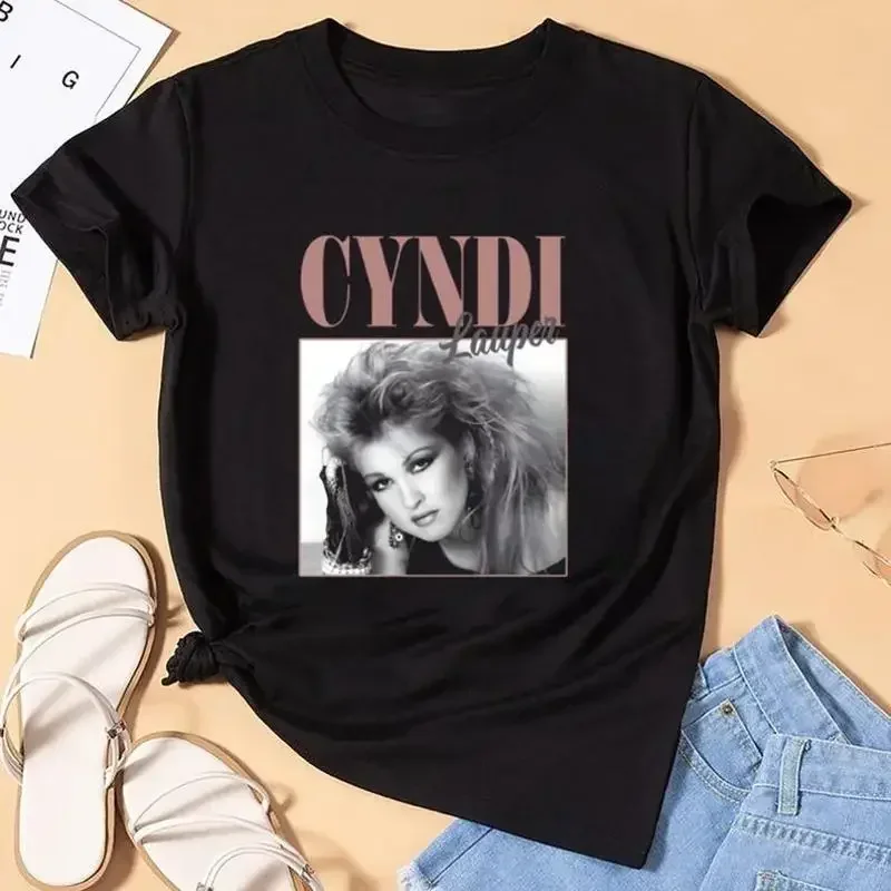 Camiseta vintage de los años 90 de Cyndi Lauper, estilo bootleg
