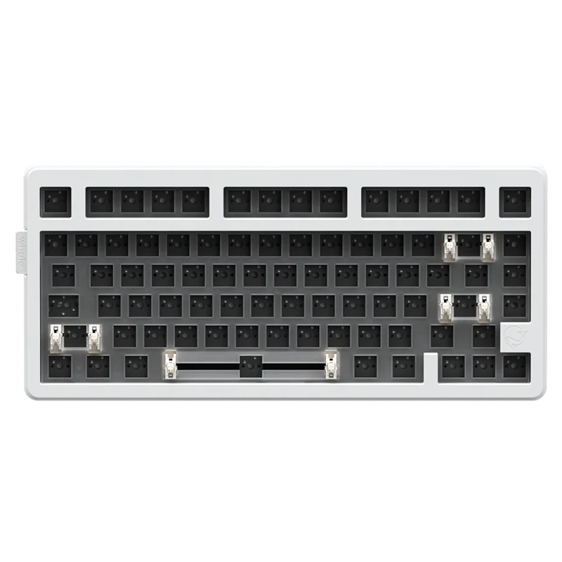 Imagem -02 - Kit Teclado Mecânico Kit Teclado sem Fio Cnc Liga de Alumínio Junta Rgb Gaming Modo Bluetooth Novo Weikav-ro75