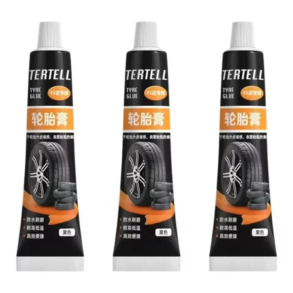 自動車タイヤ修理接着剤車のオーガナイザー必要不可欠な強粘度耐摩耗性タイヤパンクパッチ接着剤自動車修理ツール