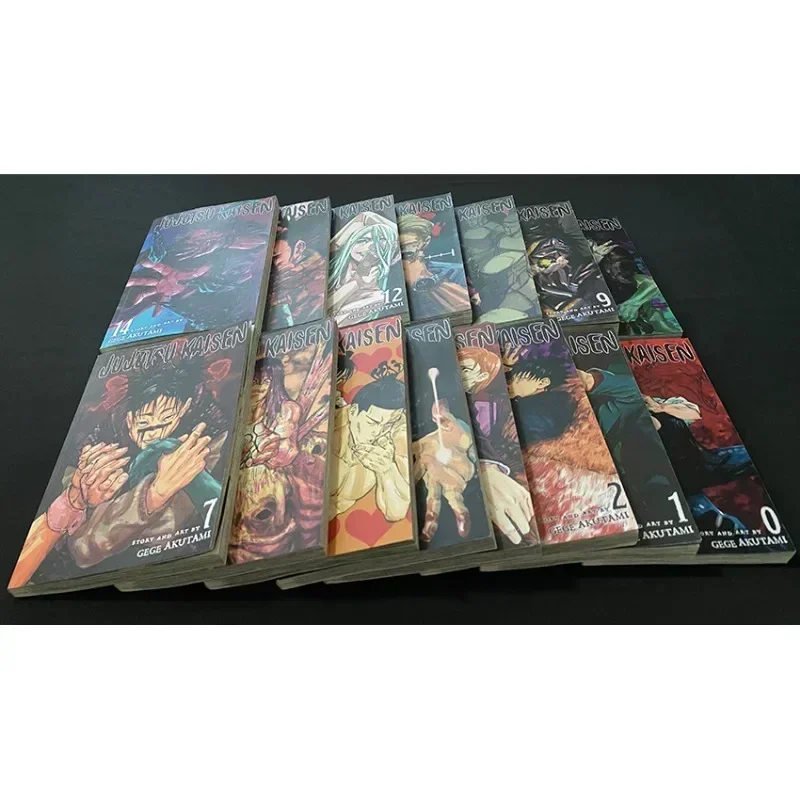 Anime Jujutsu Kaisen Japonia Młodzież Nastolatki Fantazja Nauka Tajemnice Napięcie Wersja angielska Manga Komiks — zdjęcie produktu 2