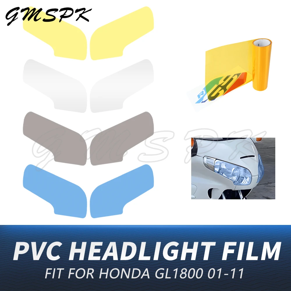 

Motorcycle Front Headlight Film Fit For Honda Goldwing 1800 GL1800 2001-2011 Head Light Protective Film Guard Sticker Decals