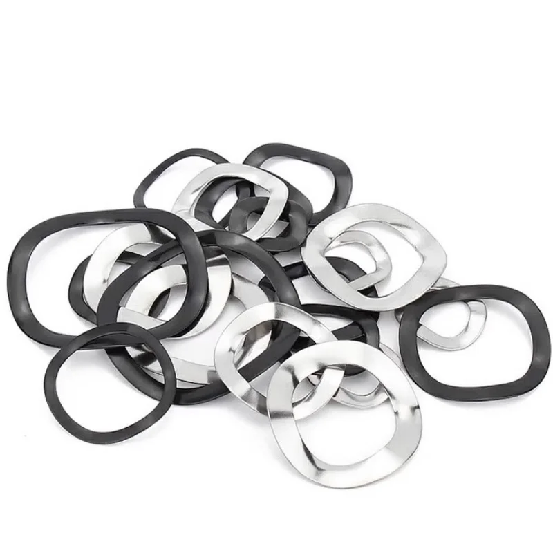 Wave Washer M3 M4 M5 M6 M8 M10 M12 M14 M16 M19 M21 M24 M27-M118 65Mn/SUS304 3/5/6/7 Wave Crest Type Gasket Spring Washer Bearing