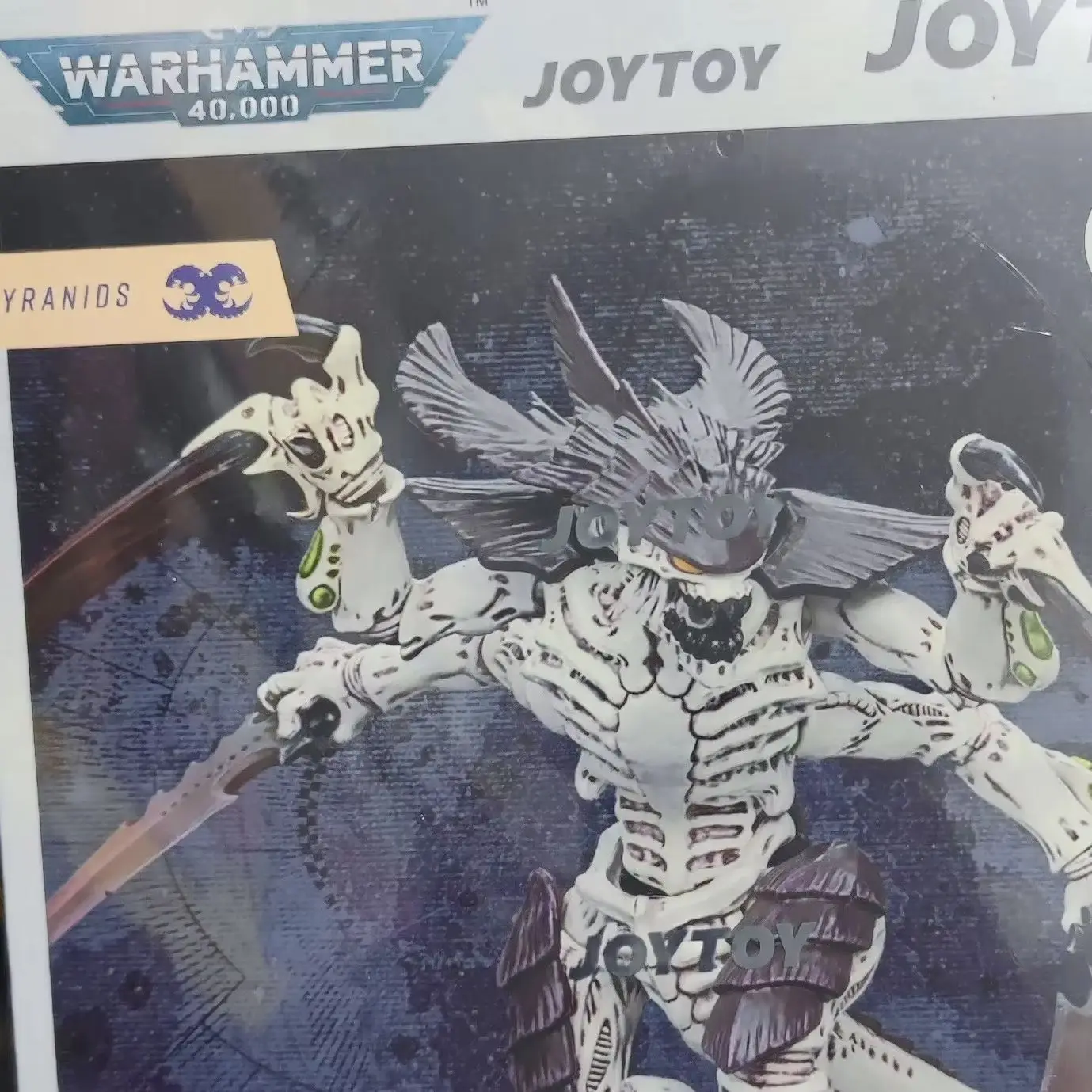 【JOYTOY】Warhammer 40K Тираниды: Орден Левиафанов, Воин-тиранид с костяными мечами, 2 аниме-фигурки, масштаб 1/18, коллекционные фигурки