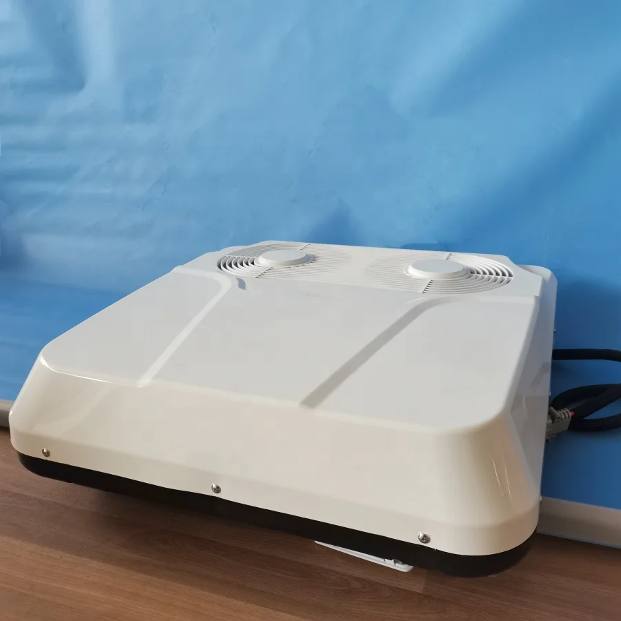 المقصورة النائمة شاحنة 12 فولت 24 فولت تكييف الهواء سبليت وقوف السيارات برودة سيارة مكيف هواء صغير للشاحنة #3