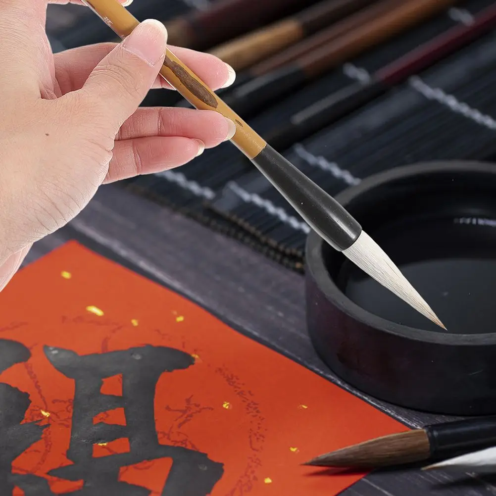 

6PCS Calligraphy Water Writing Brushes Bamboo Pens for Students Beginners Practice Painting Tools Chinese Supplies