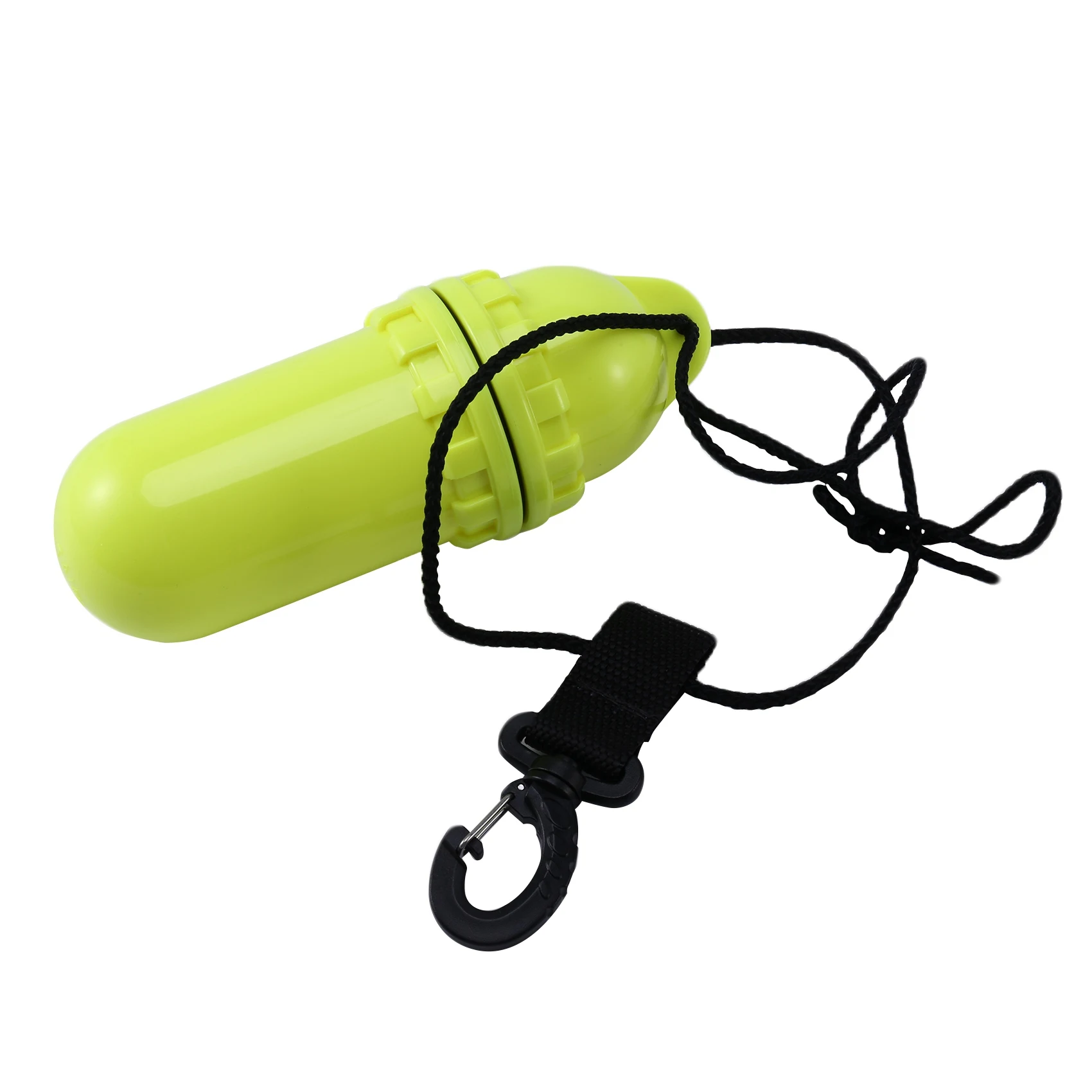 Kayak Diving Dry Box Diving Snorkeling Waterproof Cylindrical Dry Box with Clip with Snap Hook and Hanging Rope