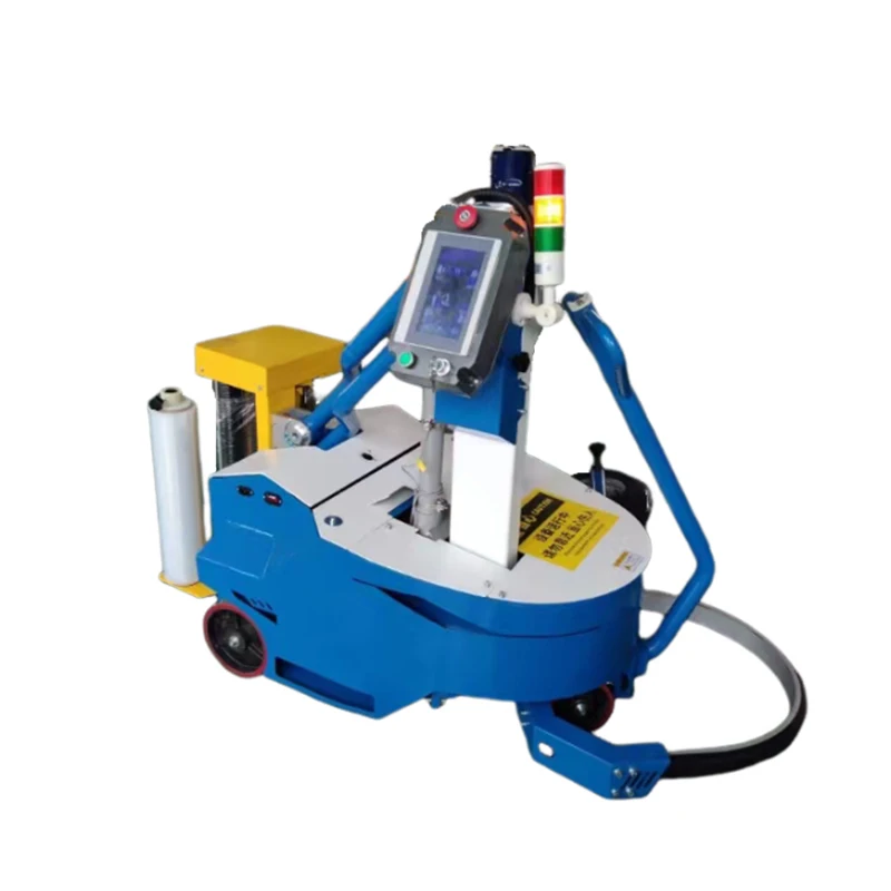 Curved Arm Baler Automatic Taping and Wrapping Machine All-in-One Carton Transportation Moisture-proof Packaging Machine