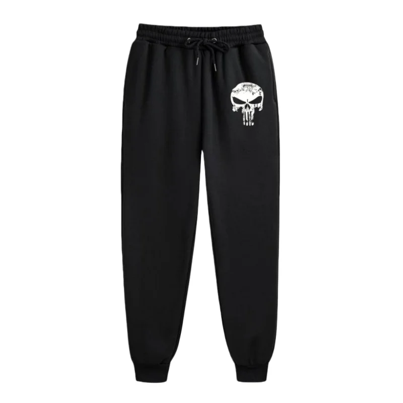 Premium High-Quality Men's 100% Cotton Gym Fitness Long Pants Elastic Waist Drawstring Sweat- Breathable Sports Trousers