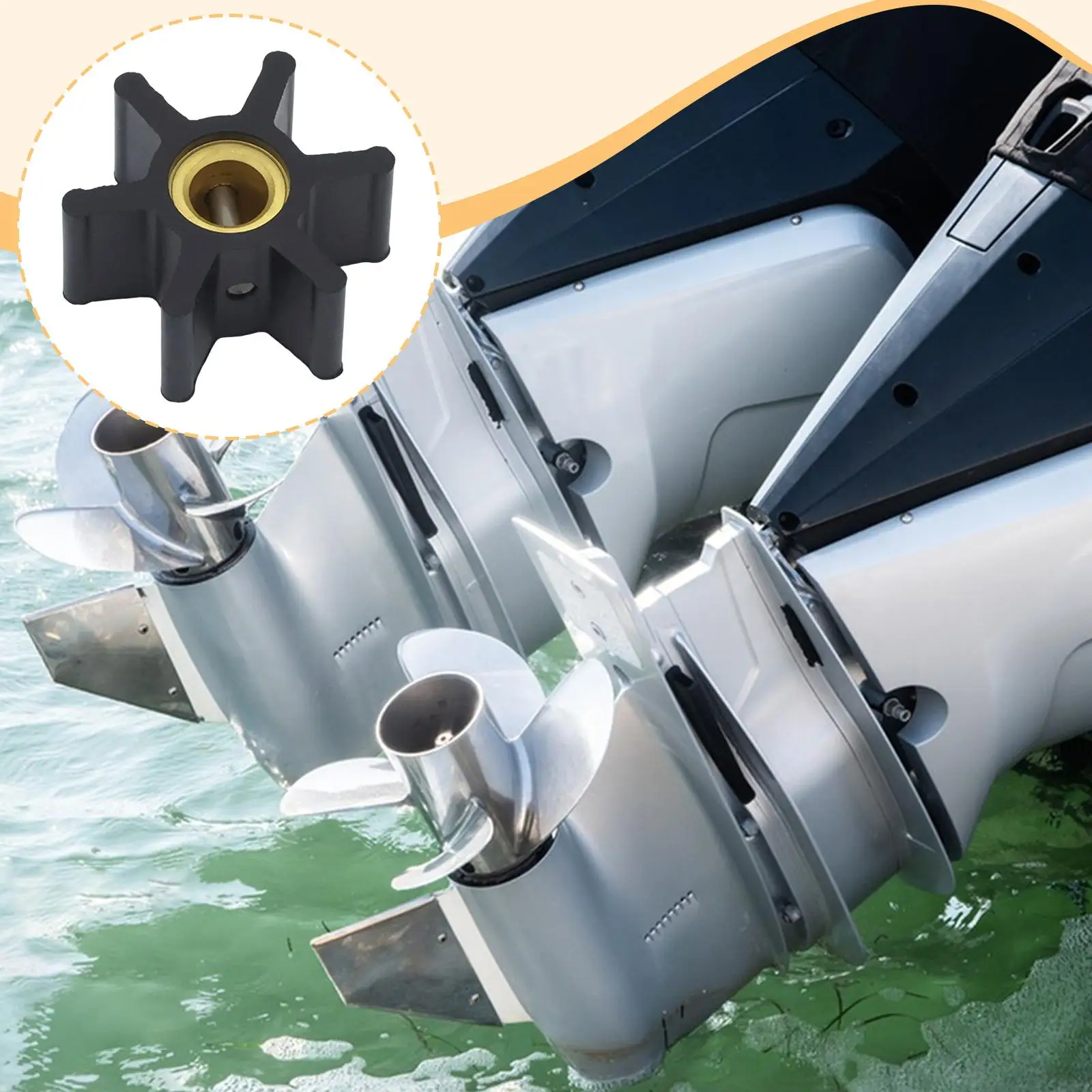 

Крыльчатка водяного насоса, прямая замена на 09979K 4528-0001 500100