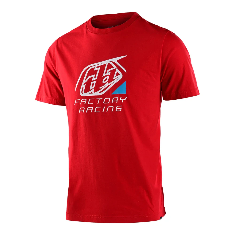 

2025 Summer New T-Troy Lee Design Men's Signature Printed Graphic T-shirt Men's Short-sleeved Motorcycle Clothing Street Tops