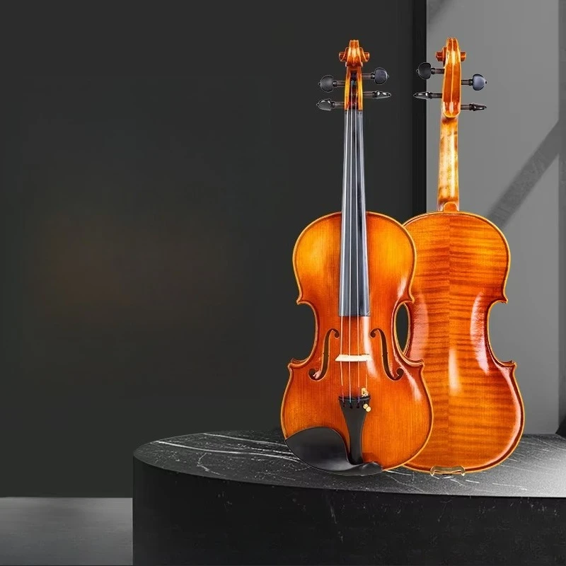 FAL V106 Professional Performance Test Musical Instruments Imported European Handmade Adult Violin Solid Wood Maple