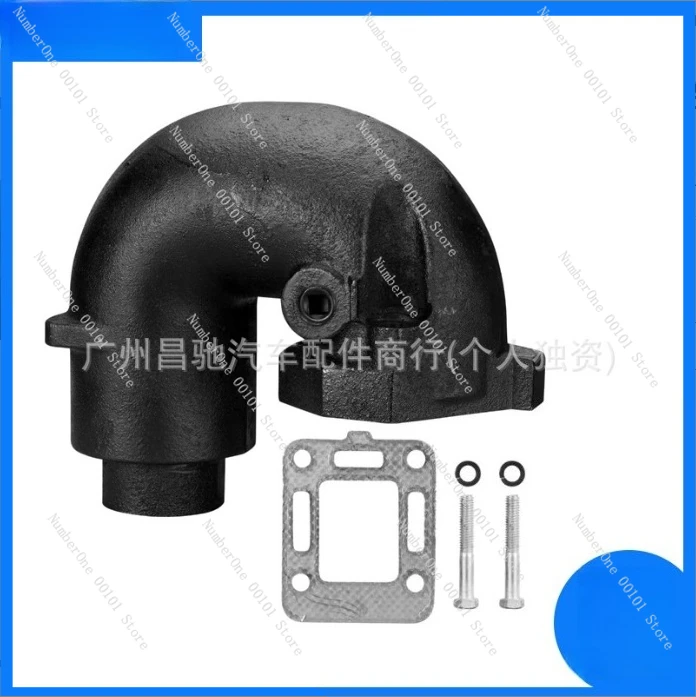 كوع مشعب العادم لجزء استبدال المحرك البحري Mercruiser 3.0L 4 أسطوانة 120 140