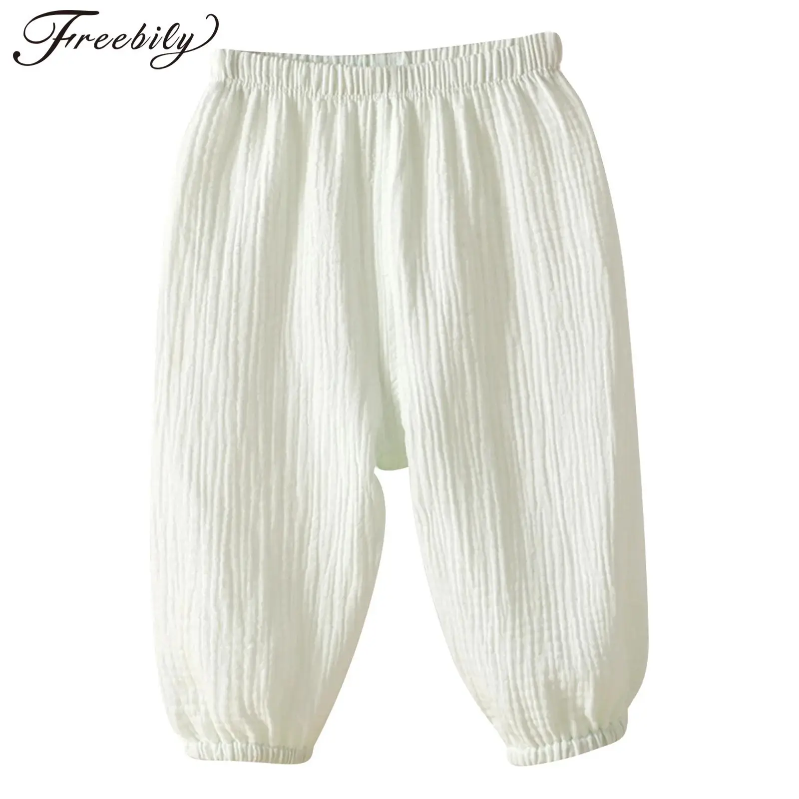 

Newborn Baby Clothing Cotton Harem Pants Casual Elastic Waistband Breathable Bloomers Trousers Children Clothes Daily Home Wear