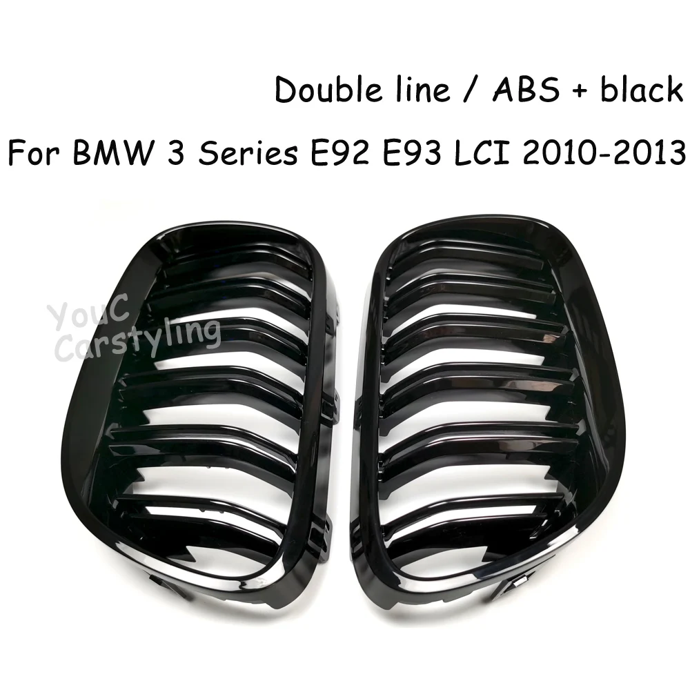 Rejilla frontal de repuesto E92 para BMW Serie 3 E93 LCI 2010-2013 Coupé Cabriolet 320i 325i 328i, rejilla de malla para el capó delantero