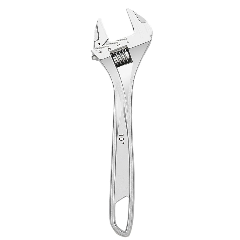 Utility Adjustable Wrench Designed for Consistent Performance on Brass Copper Steel and Aluminum Fittings Without Slippage