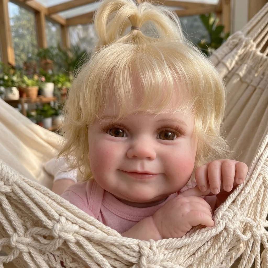 Image of 18 Zoll handgefertigte Bebe Soft-Touch-Vinyl-Maddie-Reborn-Puppe, weiche Reborn-Puppe als Geburtstagsgeschenk